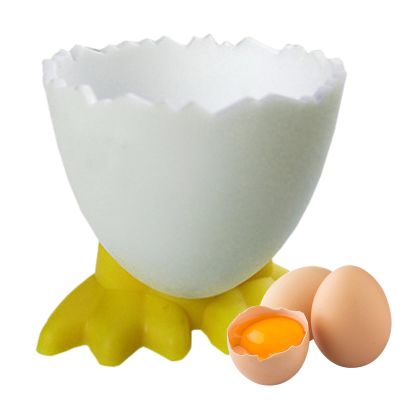 Cartoon Egg Cup with Chicken Design