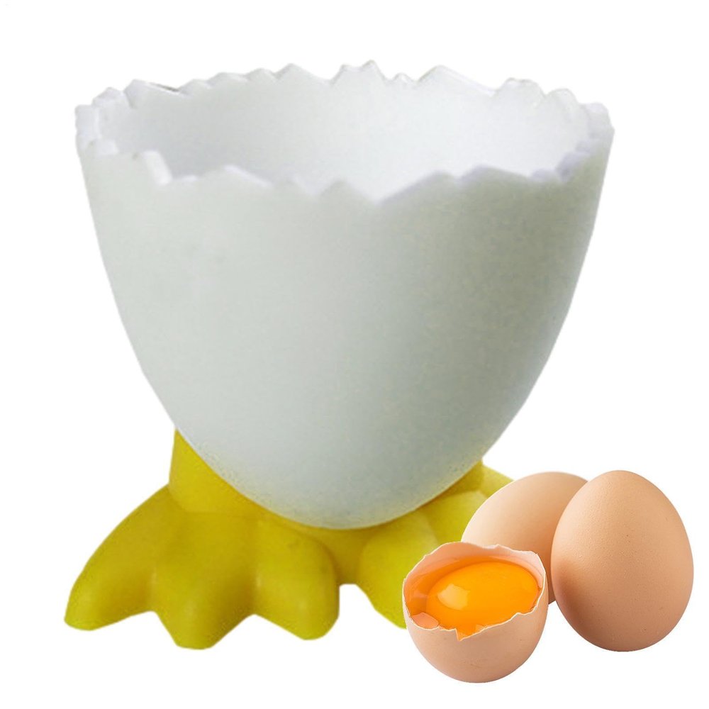 Cartoon Egg Cup with Chicken Design