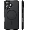 ORNARTO AirBuffer Case for iPhone 17 with MagSafe, Matte Black view 1