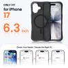 ORNARTO AirBuffer Case for iPhone 17 with MagSafe, Matte Black view 2