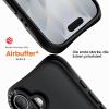 ORNARTO AirBuffer Case for iPhone 17 with MagSafe, Matte Black view 3