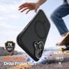 ORNARTO AirBuffer Case for iPhone 17 with MagSafe, Matte Black view 4