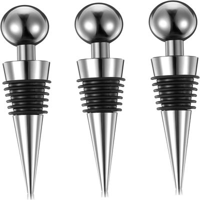 3-Pack Reusable Wine Stoppers