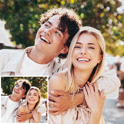 YUYUGO Personalized Diamond Painting from Your Own Photo, 40 x 60 cm, 5D DIY Art