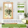 SCREEN DOOR Window Screen, 155 x 155 cm, No Drilling, Fiberglass, Flame-Retardant and Tear-Resistant, Black view 2