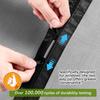 SCREEN DOOR Window Screen, 155 x 155 cm, No Drilling, Fiberglass, Flame-Retardant and Tear-Resistant, Black view 4