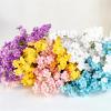 dfEDRd Knitted Flowers, 1-Piece Flower Bouquet for Bridal Wedding Decor, Home Table Decoration (E) view 3