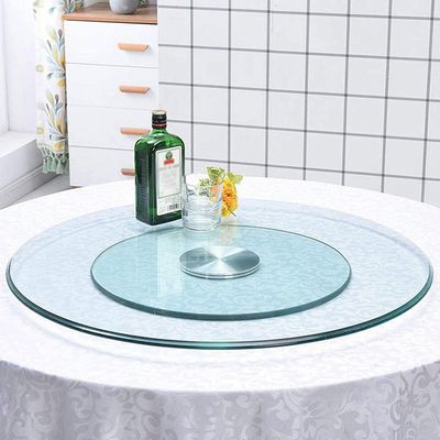 Rotating Tempered Glass Serving Tray, Lazy Susan, 20", 24" and 27" Sizes (60 cm/24")