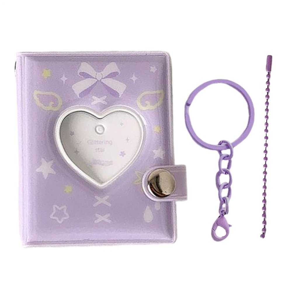 Tiny Photo Album with PVC Keychain Holder