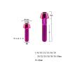 RISON-Titanium 5-Piece M6 x 1.0 x 40 mm Titanium Bicycle Stem Bolts, Tapered Hex Socket Head view 2
