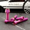 RISON-Titanium 5-Piece M6 x 1.0 x 40 mm Titanium Bicycle Stem Bolts, Tapered Hex Socket Head view 3
