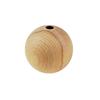 Half-Drilled Wooden Balls for Crafting (40 mm, 1 Piece) view 1