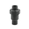 UPVC Ball Check Valve, 20/25/32/40/50 mm, Vertical, for Garden Irrigation and Aquariums (Gray, ID 50 mm) view 1