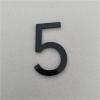 Acrylic 3D Self-Adhesive House Numbers, Black/White Door and Address Signs, Digits 0–9, 5/7/10 cm view 1