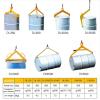 Oil Drum Lifter with Clamp Hook, 1,000-lb Capacity, for 30–55 lb Drums (F) view 3