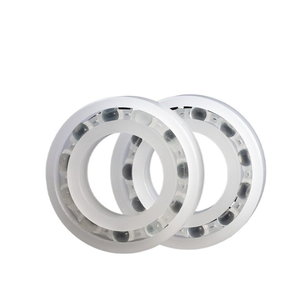 2-Piece 683–689 PP Plastic Bearings, Polypropylene, Corrosion-Resistant, Non-Magnetic Insulation (689, 9×17×5 mm)