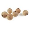 Half-Drilled Wooden Balls for Crafting (25 mm, 10 pcs) view 1