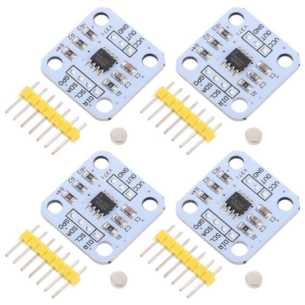 TIKODIDA Magnetic Angle Sensor Modules, 4-Pack, 12-Bit