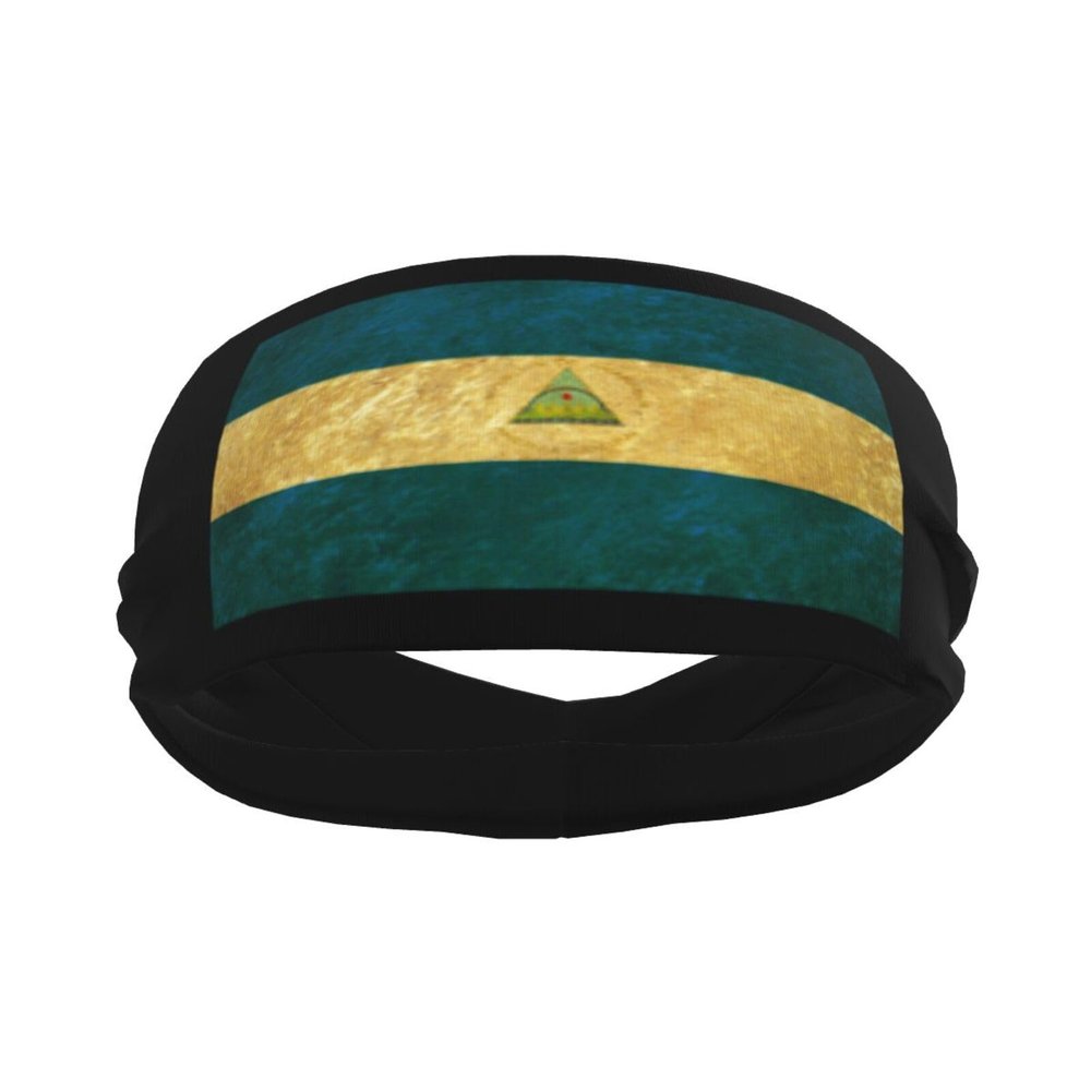 Vintage Nicaragua Flag Unisex Headband