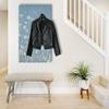 Queence Acrylic Glass Designer Coat Rack, Floating Wall-Mounted, 80 x 120 cm view 2