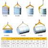 Alloy Steel Drum Clamps, Lifting Hooks and Spreaders, 1,000 lb, for 30–55 N Drums (D) view 3