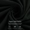 Bed Skirt 140x200, 160x200, 180x200, 200x200 with Ruffles, Soft Polyester, 38/45 cm Drop, Three-Sided Wrap, Black, 135x190+38 cm view 3