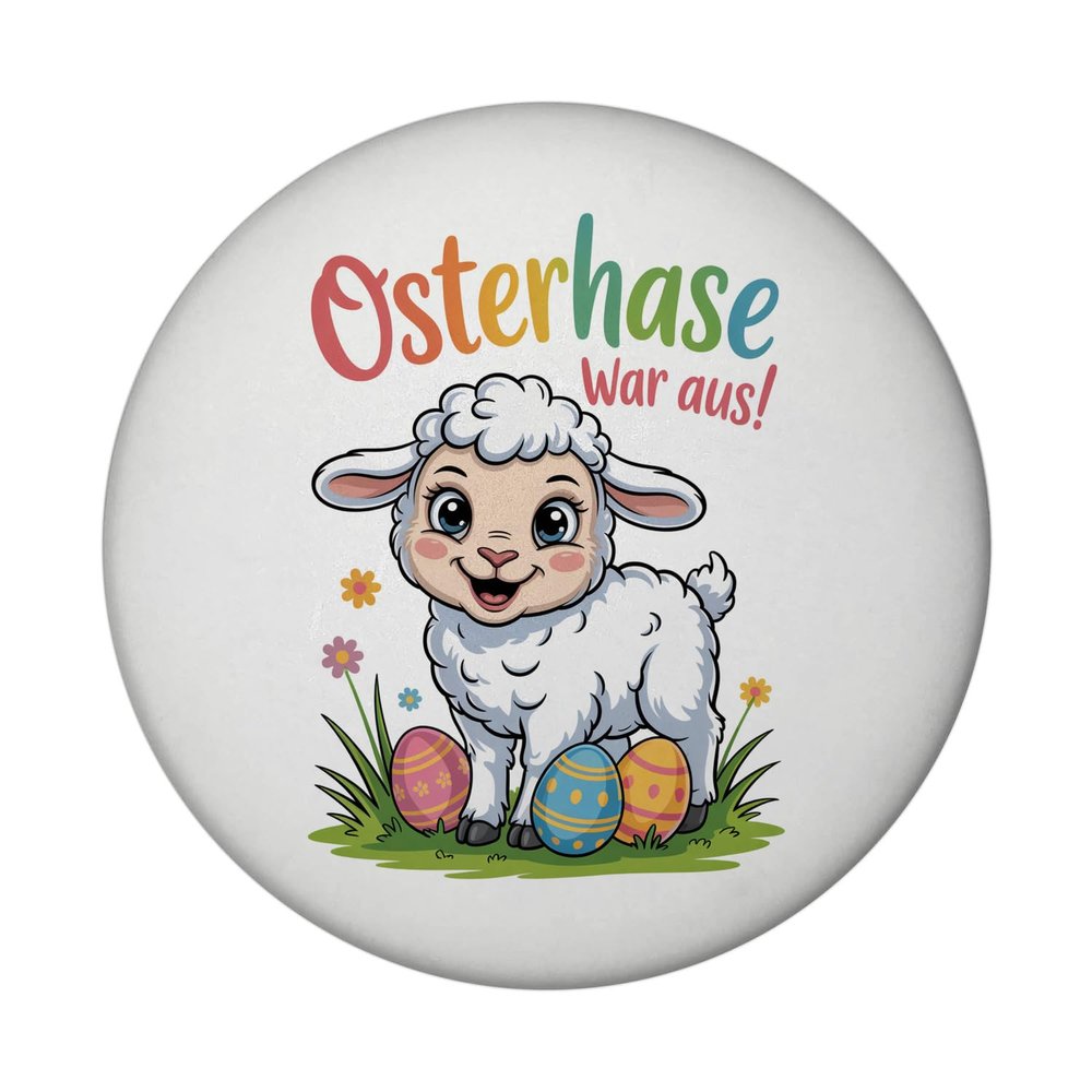 Easter Lamb Magnet - Funny Easter Bunny Design