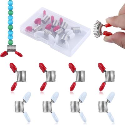 KikoSpark 8 Bead Stoppers for Jewelry Making