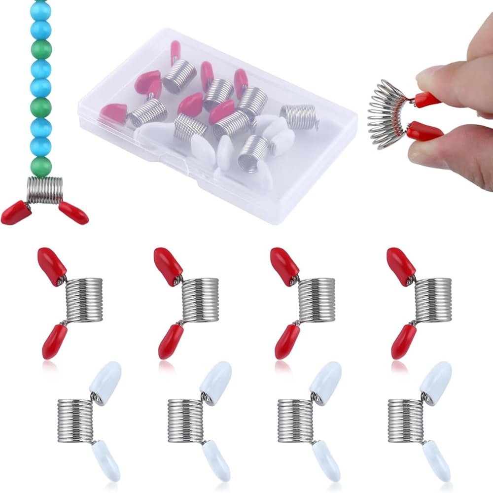 KikoSpark 8 Bead Stoppers for Jewelry Making