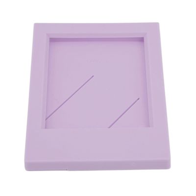 Rectangular Vertical Picture Frame for 3-Inch Photos (Purple)