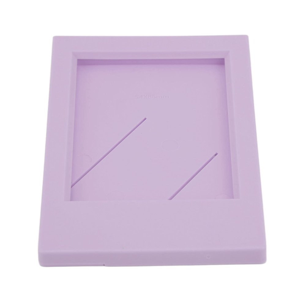 Rectangular Vertical Picture Frame for 3-Inch Photos (Purple)