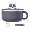 1,200 mL Stainless Steel Noodle Bowl with Thermal Insulation view 1