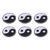 RhineCart Basics Yin-Yang Patch, 6 Pieces, Embroidered Cotton Patches for DIY Clothing view 1