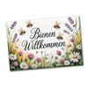 Wildflower Meadow Bee Welcome Souvenir Magnet view 1