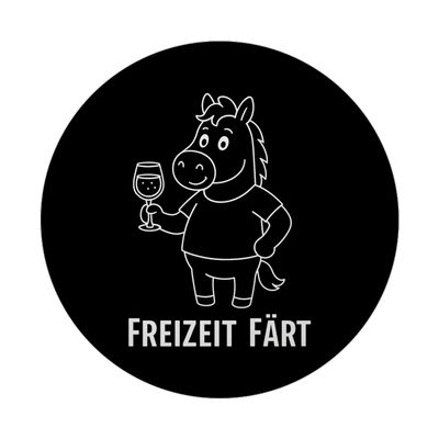 Horse with Wine Fun Magnet