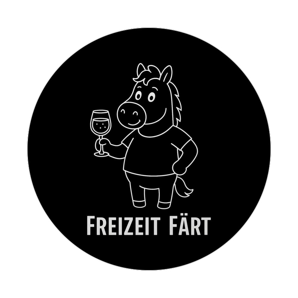 Horse with Wine Fun Magnet