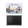 Hamburg Skyline Souvenir Magnet view 2