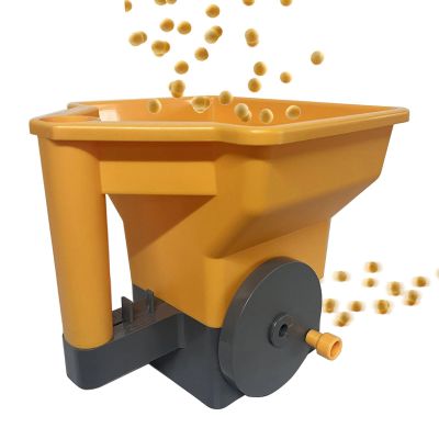 Lawn Fertilizer Spreader with Hand Crank for Seed and Granules