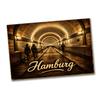 Old Elbtunnel Hamburg Souvenir Magnet view 1