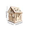 Ysyqkn DIY Wooden House Set - 3D Craft Kit view 3
