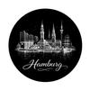 Hamburg Skyline Magnet with Bottle Opener view 1