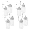 Toyvian 8-Piece Reusable Kitchen Squeeze Bottles, Food-Grade PP, 30 ml, for Oil and Marinades, Cooking and Camping view 1