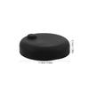 RUNROTOO Round Marine Speaker Cover, 11.5 cm, Black Silicone view 2
