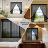 Magnetic Window Fly Screen Curtain 155 x 130 cm, Black view 2