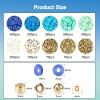 3000 pcs Blue Polymer Clay Beads Set view 2