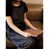 GHJrtHFJ Apron, Cooking Apron with Crossed Back Straps and Removable Towel, Brown (Grey) view 3