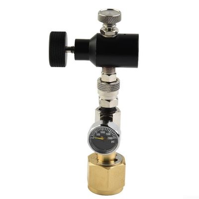 CGA320 Gas Cylinder Filling Station Adapter with M18x1.5 Female Thread and 8 mm Male Thread for SodaStream Art Series