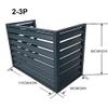Generic Aluminum AC Privacy Screen for Mini-Split Units view 2