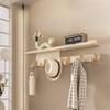 Zeng25liangOu-12 White Wall-Mounted Coat Rack with 12 Hooks view 3