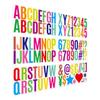 JEWEDECO 6 Sheets Self-Adhesive Vinyl Letter Stickers view 1